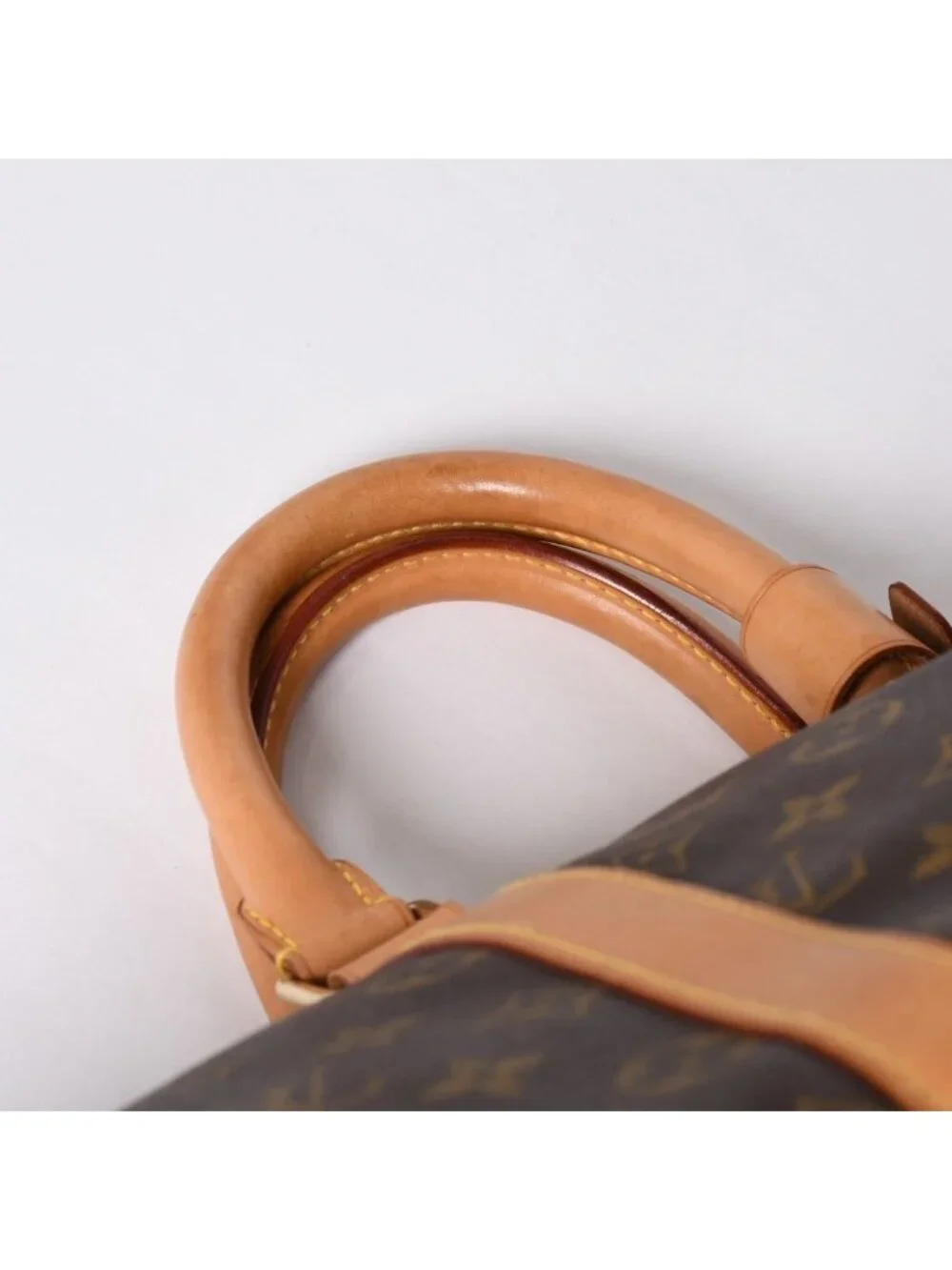Louis Vuitton Boston Bag Keepall Bandouliere 45 Monogram Brown Gold